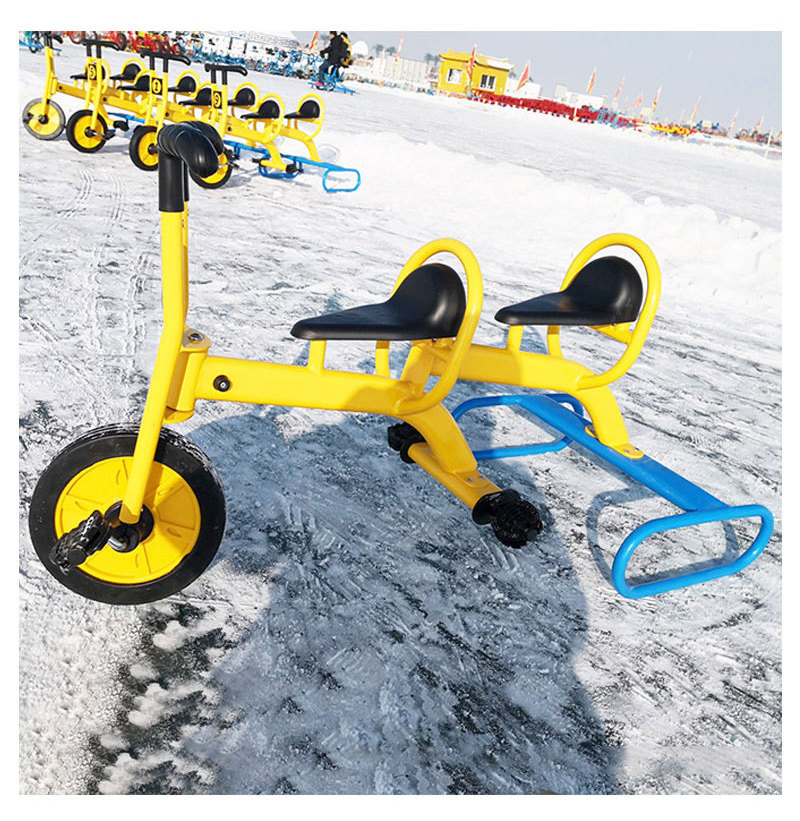 Hot Sale Original Manufacturer Drifting snow ski bike snowmobile snow racer for adult and kid