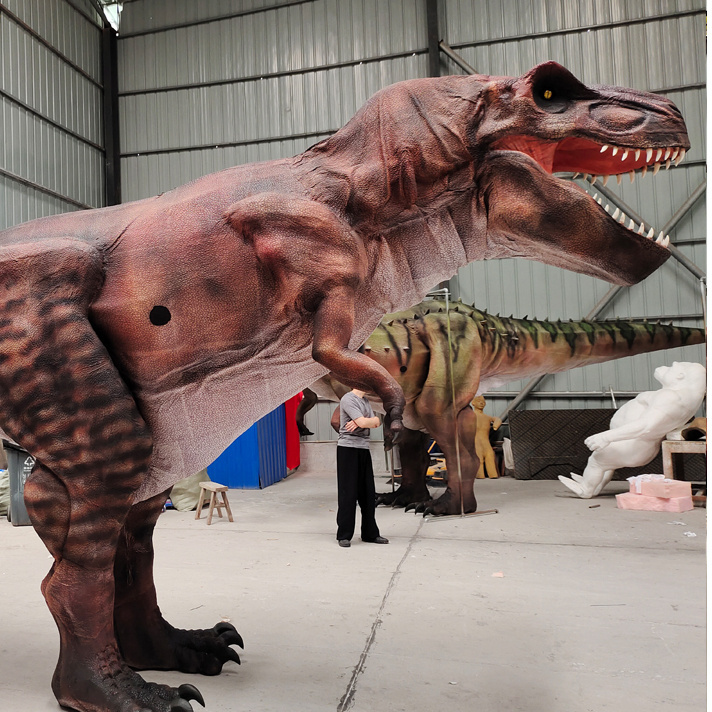 Factory customized 8M Tre dinosaur costume realistic adult dinosaur costume for sale