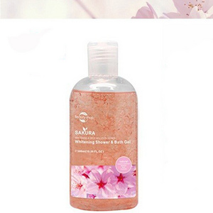 Sakura skin whitening shouwer gel liquid soap shampoo shower gel