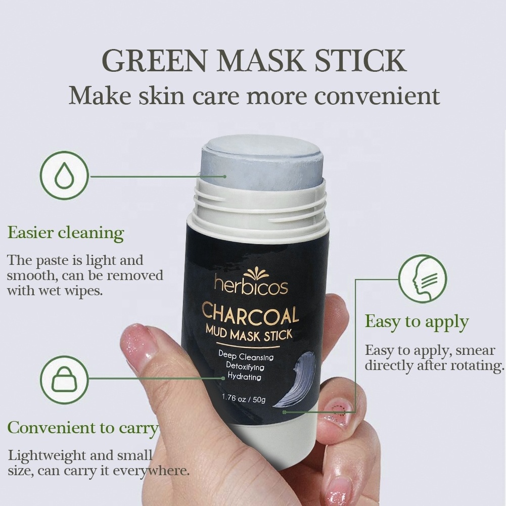 Beauty Products For Sensitive Skin Salicylic Acid Charcoal Mud Mask Stick