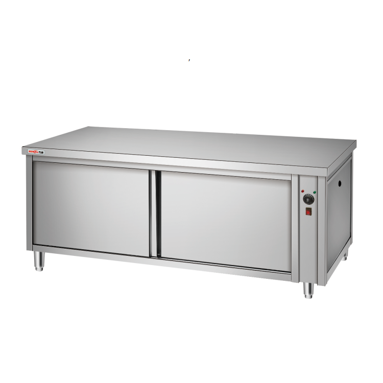 Hotel Restaurant Customized Kitchen Bench Cabinet/Food Prep Stainless Steel Work Table with Drawer Cabinet Counter with Door