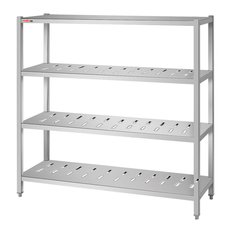 Stainless Steel Kitchen Wire Shelve/Adjustable Metal Storage Shelf Commercial 4 tiers Kitchen Shelf In Singapore