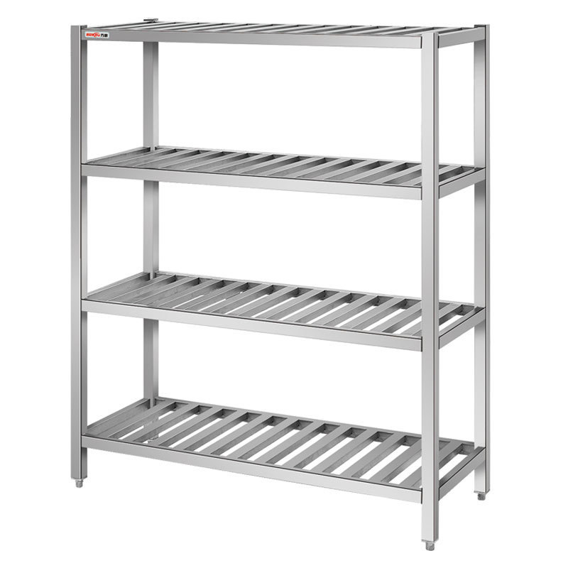 Stainless Steel Kitchen Wire Shelve/Adjustable Metal Storage Shelf Commercial 4 tiers Kitchen Shelf In Singapore