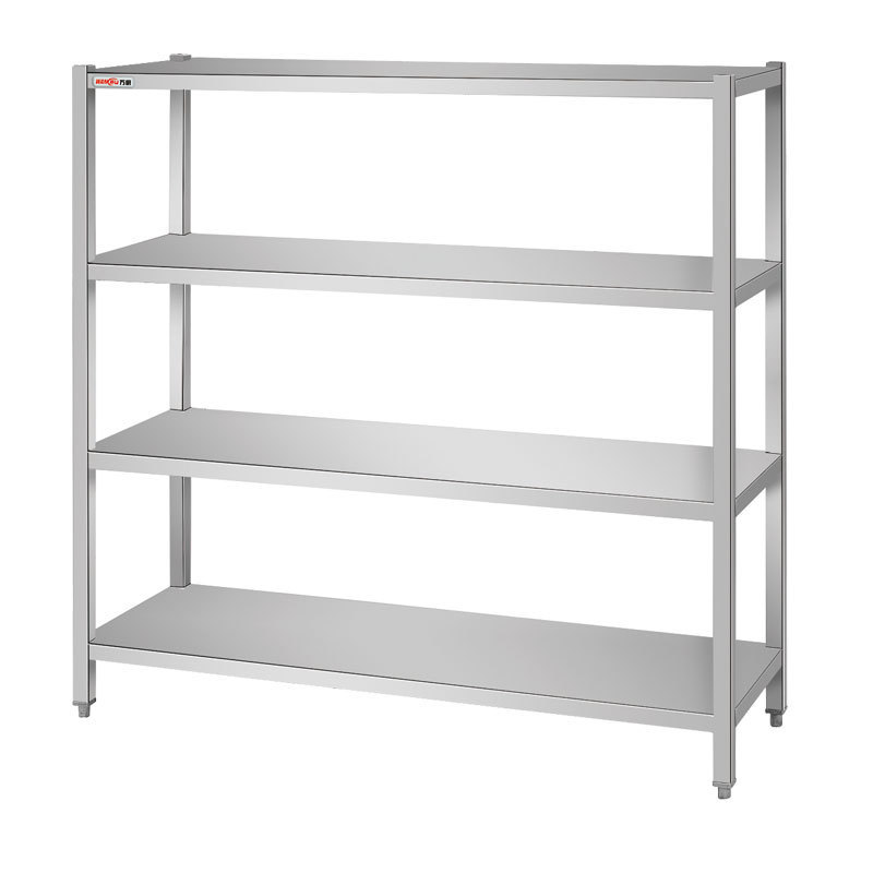 Stainless Steel Kitchen Wire Shelve/Adjustable Metal Storage Shelf Commercial 4 tiers Kitchen Shelf In Singapore