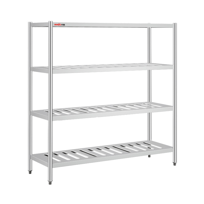 Commercial  Microwave Kitchen Rack Shelf For Hospital/High Quality Stainless Steel 3 Tiers Kitchen Storage Assembly Corner Shelf