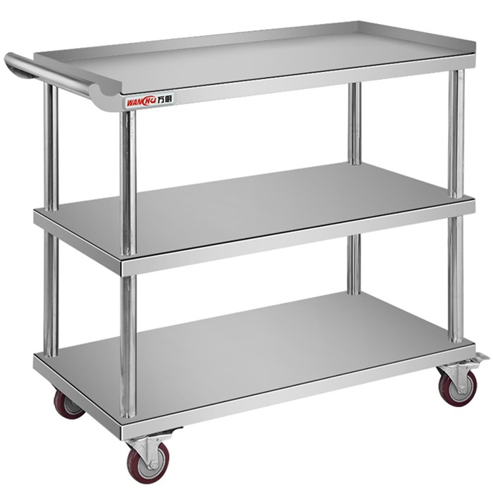 Electric Restaurant Stainless Steel Food Service Display Trolley/Electric Food Warmer Cart/Dessert Transport Cart Snack Trolley