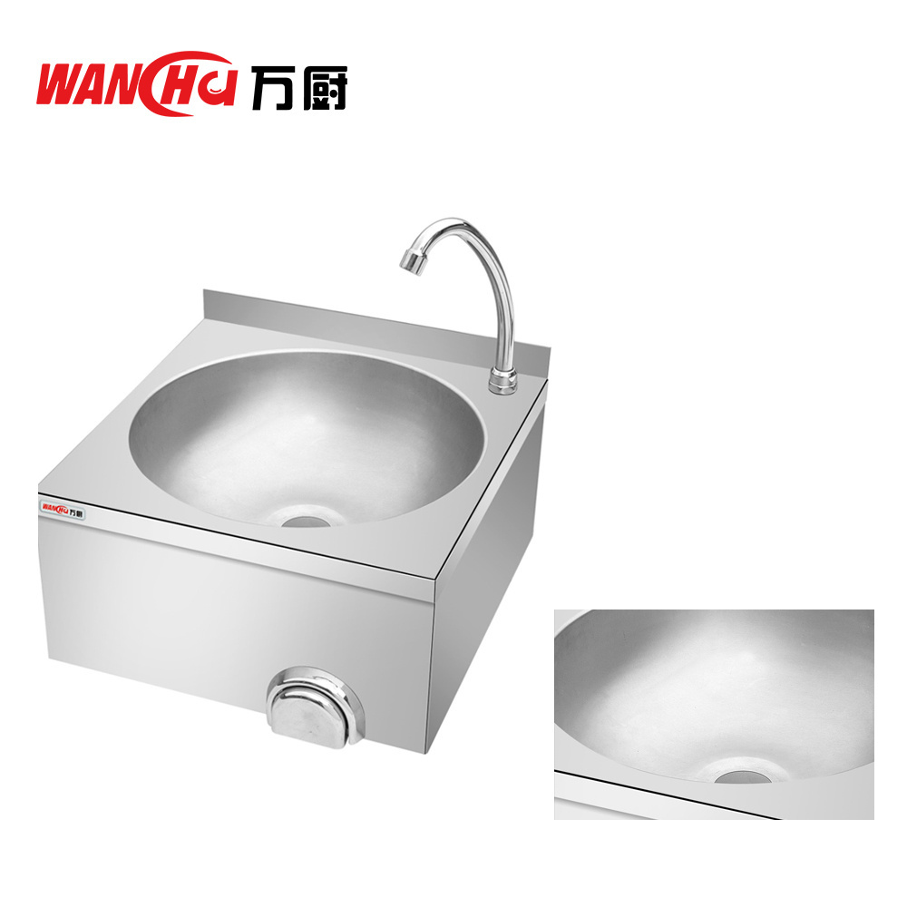 Hot Selling Restaurant Supply Foot Operated Wash Sink American Portable industrial Foot Pedal Hand washing basin station