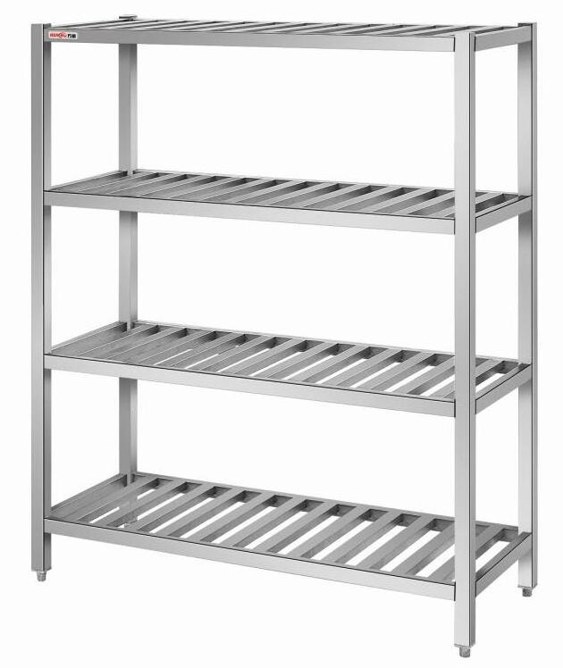 316 Kitchen 5 Tiers Corner Stainless Steel Wire Shelving Rack in Singapore/assembly 5 tiers kitchen food storage shelf Factory