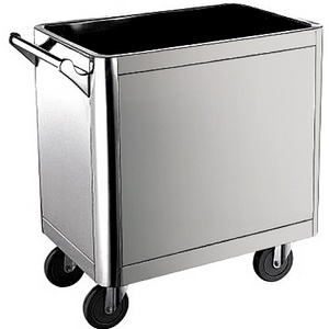 industrial Food Warmer Stainless Steel Trolley Cart factory price/commercial Stainless Steel Food Cart trolley