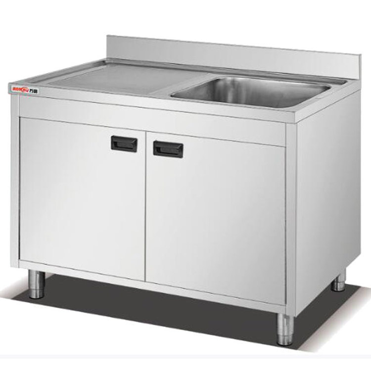 Heavy Duty Customized Size Free Standing Stainless Steel Sink Cabinet/Italian S/S Kitchen Sink Table With Cabinet In Australia