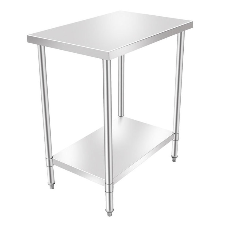 Professional Manufacturer Stainless Steel Restaurant Buffet Food Prep Working Table Bench/Industrial Corner Kitchen Table