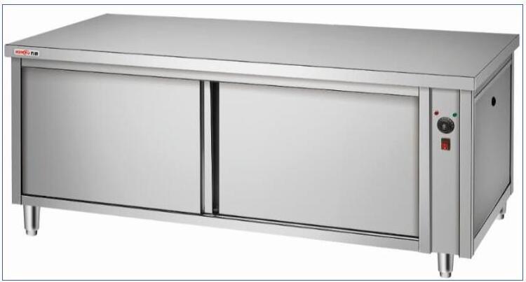 Kitchen Corner Cabinet Stainless Steel Work Table Cooking Cabinet Factory/Restaurant Kitchen Bench Cabinet with Sliding Door