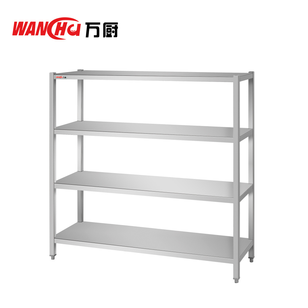 Restaurant Customized Storage Shelf for Kitchen Equipment Cold Room Heavy Duty Stainless Steel Supermarket Rack Shelves Factory