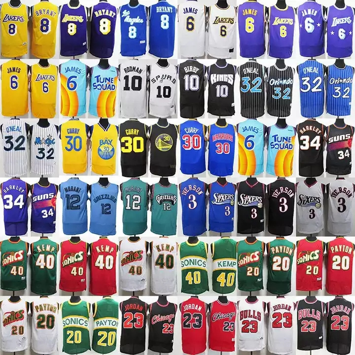 2023 New Season US America 30 Teams High Quality Embroidery Stitched Men Sports Shirt Basketball Jersey