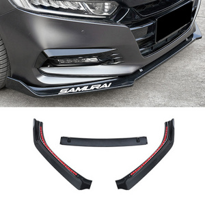 Auto Parts Front Bumper for CV1 3PCS Front Bumper Lip Spoiler for HONDA Accord 2018-2020