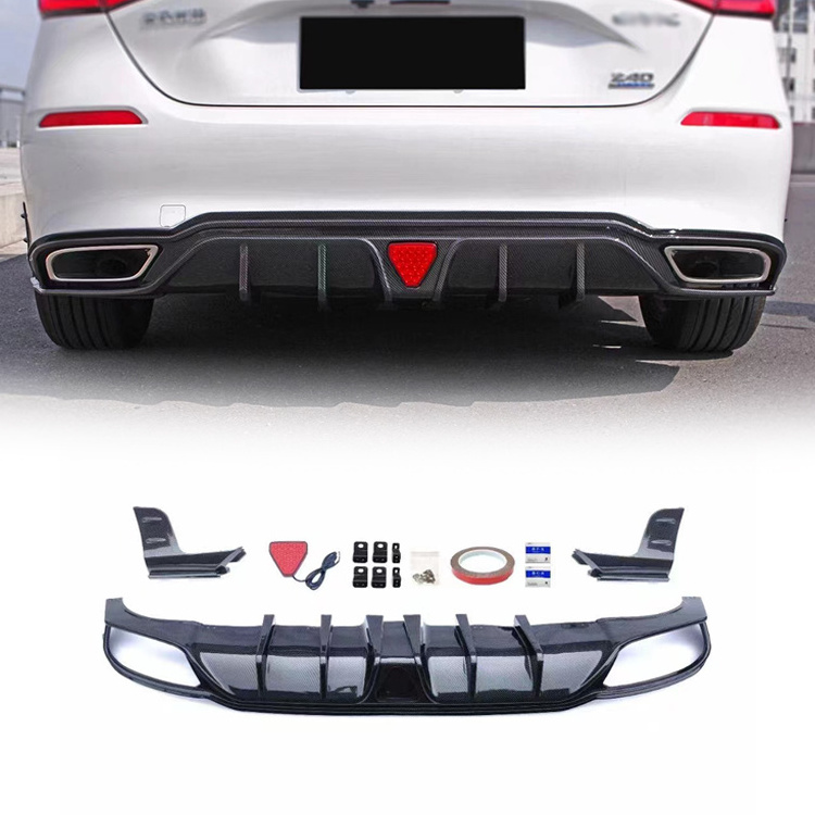 Automobile Accessories Body Kit Carbon Fiber Rear Diffuser Tail Lip Rear Spoiler for Honda 11-generation hatchback Civic