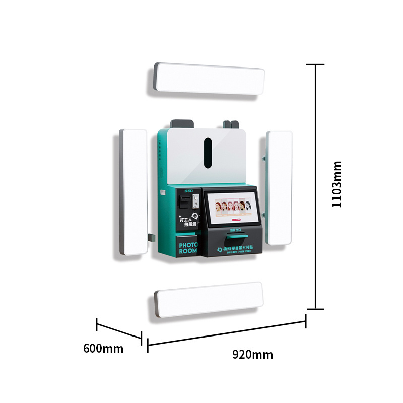 Touch Screen Photo Booth For Sale Portable Instant Photo Printing Station