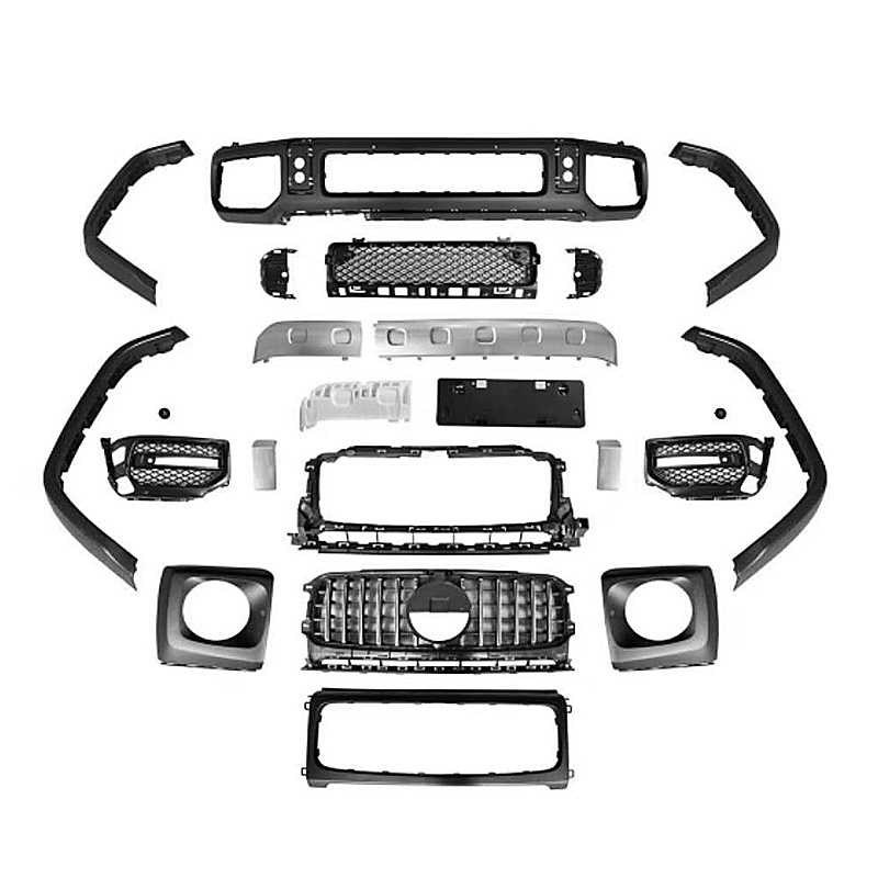 Front  Bumper Body Kit Front Lip For Mercedes-Benz G Class W463 G350 G500 2017-2019 GT Style Front Lip Auto Accessories