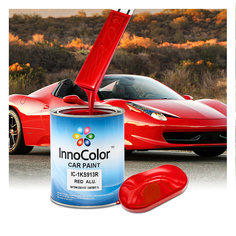 InnoColor auto body painting metal flake painting colors car paint for autobody refinish