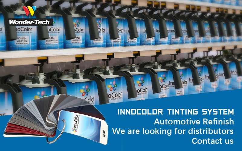 InnoColor automotive metallic car paint colors free shipping automotive paint mixing machine