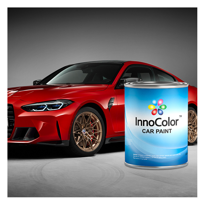 Car Refinish Spray 2K Heat Resistant Auto Car Repair Paints Automotive Car Paint 2K Black