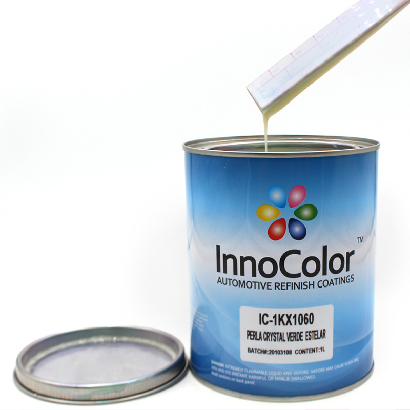 Car Paint Colors InnoColor Automotive Refinish Spray Paint Heat sensitive white pearl 2K high gloss topcoat Spray Paints