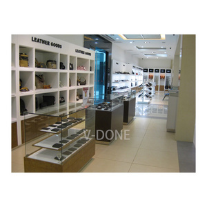 shoe rack cabinet clothing store display stands wall showcase design