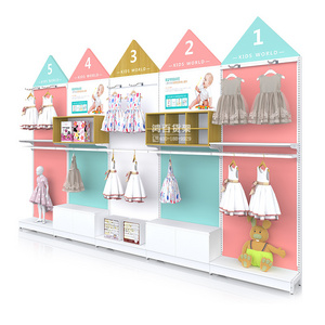 boutique wall mounted set clothing racks display dolls for clothes display clothes display stands racks