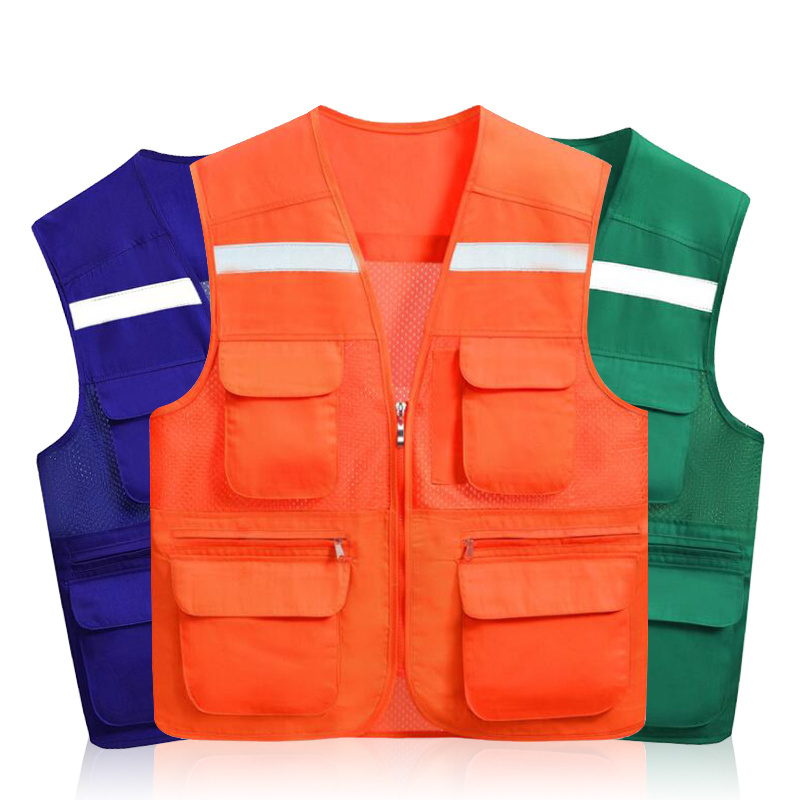 multi pocket vest Fisherman Vest Waistcoat For fishing Climbing Journalist Photography Camping work Vest