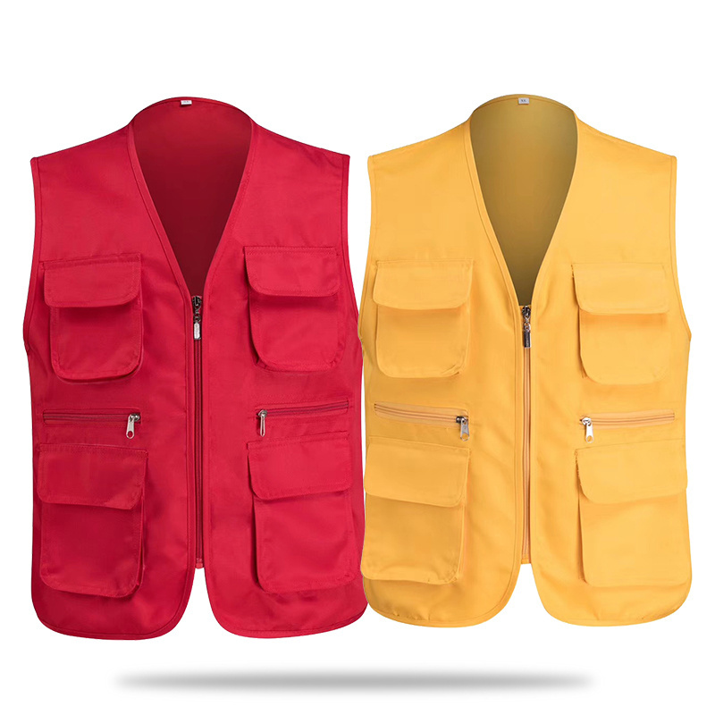 Safety Vest Hi Vis Work High Visible Patch With Pocket Security Guard Reflective Striping Protective Vest