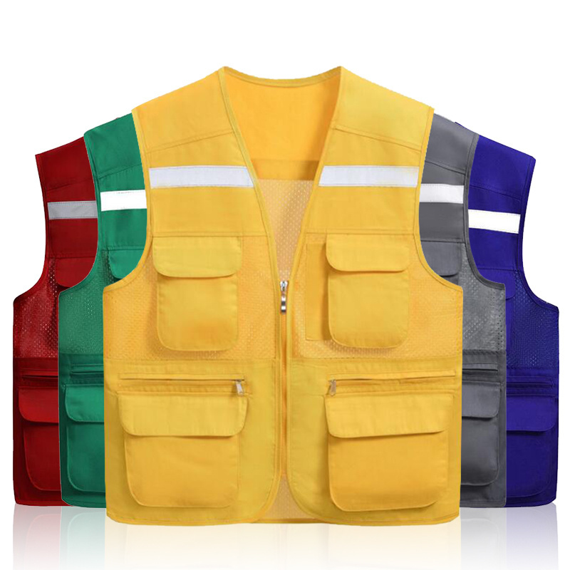 multi pocket vest Fisherman Vest Waistcoat For fishing Climbing Journalist Photography Camping work Vest