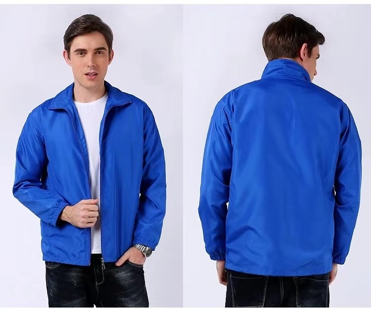 Oem Men's Rain Jacket For Outdoor Casual Waterproof Jacket Custom Logo Windbreaker