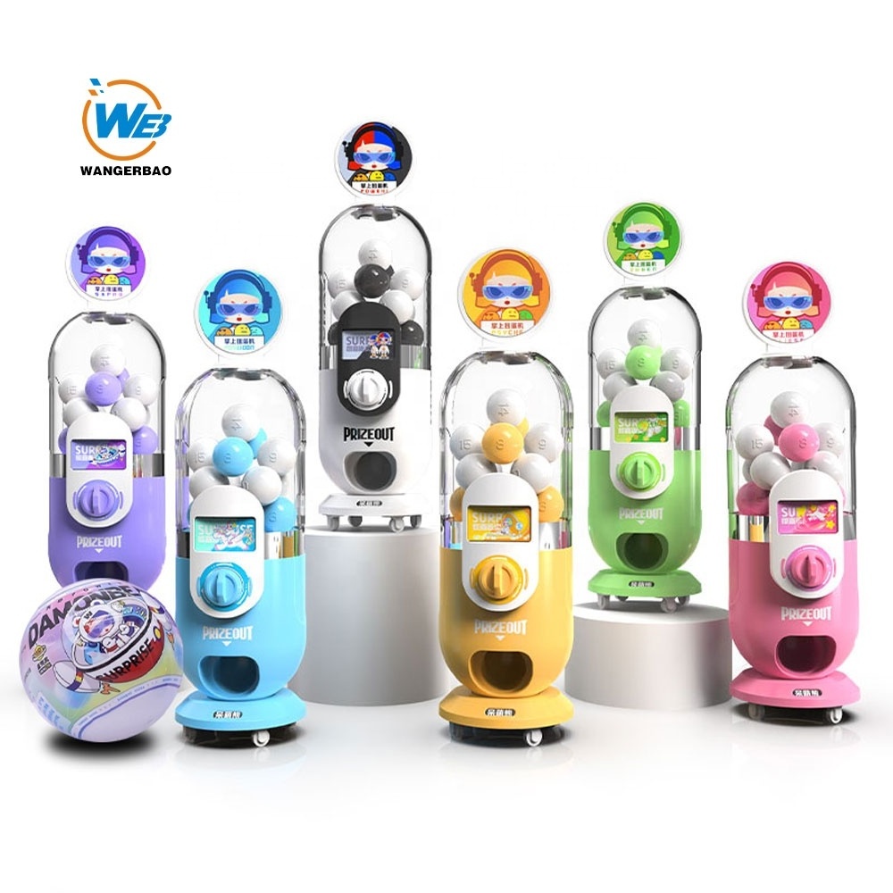 WANGERBAO Source Manufacturer Wholesales Capsule Toy Twisted Egg Gashapon Machine Customized Mini Gacha Gachapon Vending Machine