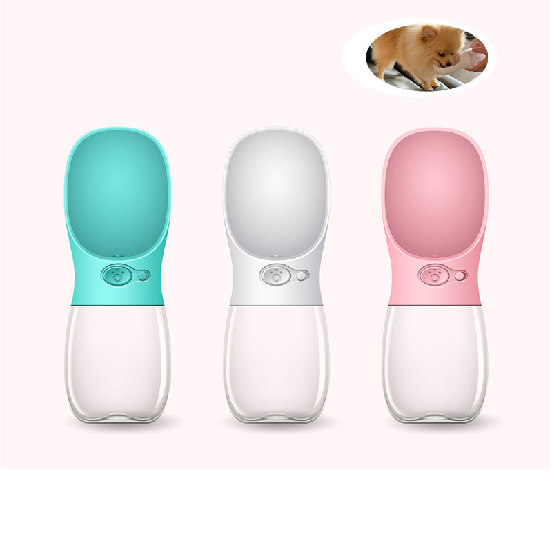 Custom private label plastic leakproof safety eco-friendly stylish pet dog travel water bottle