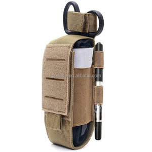 Upgrade Laser Cut Molle Tourniquet Pouch for Outdoor, Tactical Pen Scissors Flashlight EDC EMT CAT Tourniquet Belt Holder