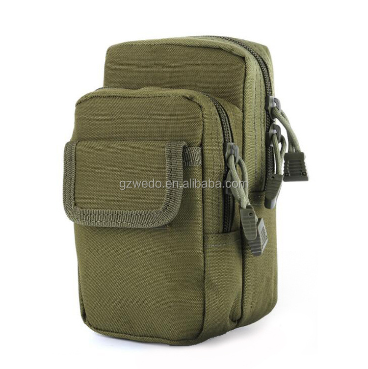 Custom Utility Molle Accessories Tool Pouch Sport Medical Magazine EDC Tactical Waist Pouch Bag for Cell Phone iPhone