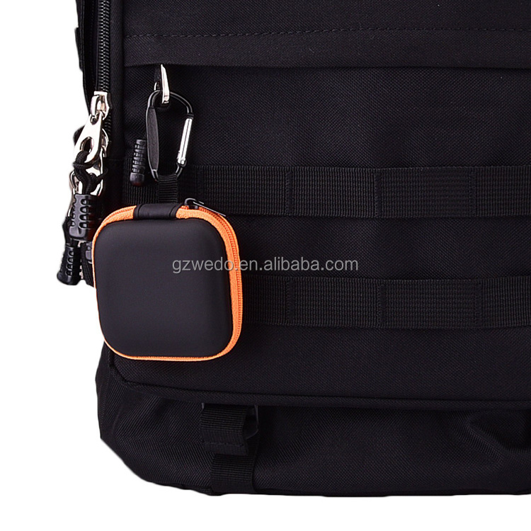 In Ear Headset Headphone Earphone Earbud Case Mini Storage Carrying Pouch EVA Bag with Carabiners