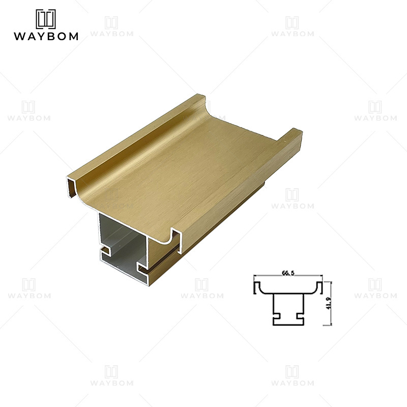 Luxury gola profile kitchen cabinet door profile handle pull furniture handles cabinet edge aluminum frame