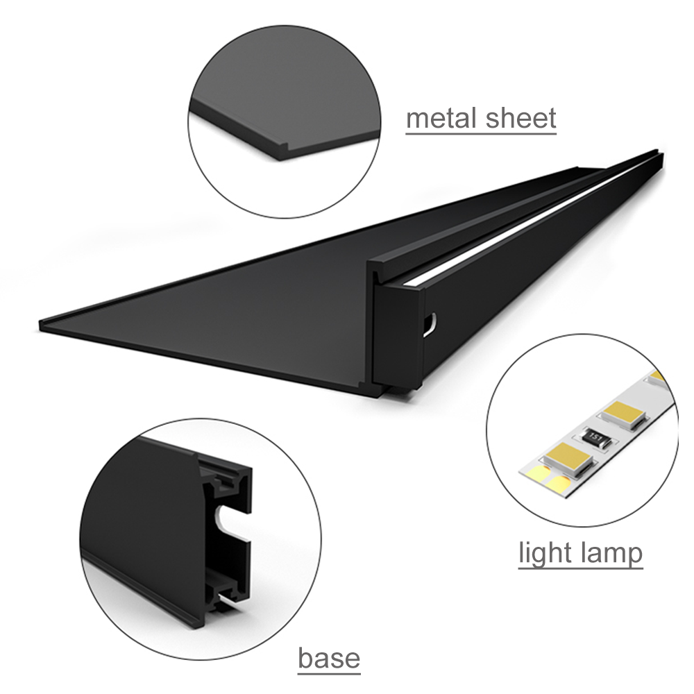 Spenser 3 Tier Inplace Target Box Shelving Floating Drawer Ledge Shelf Plant With Led Lights For Under Wall Mounted Tv