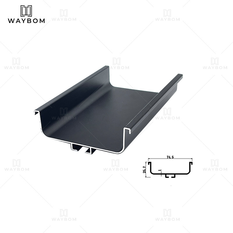 Luxury gola profile kitchen cabinet door profile handle pull furniture handles cabinet edge aluminum frame