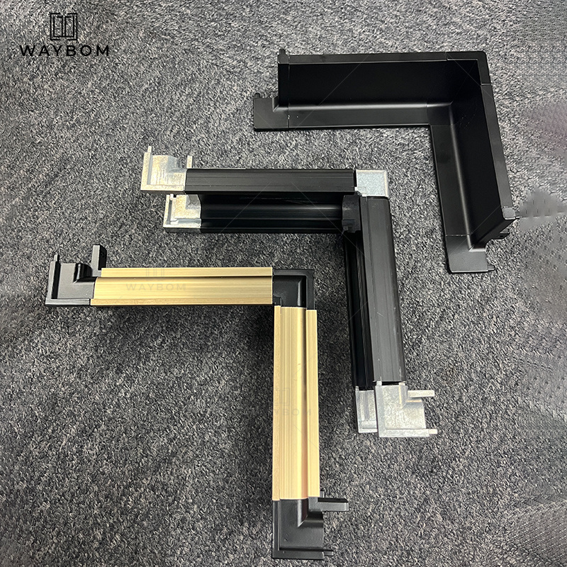 Luxury gola profile kitchen cabinet door profile handle pull furniture handles cabinet edge aluminum frame