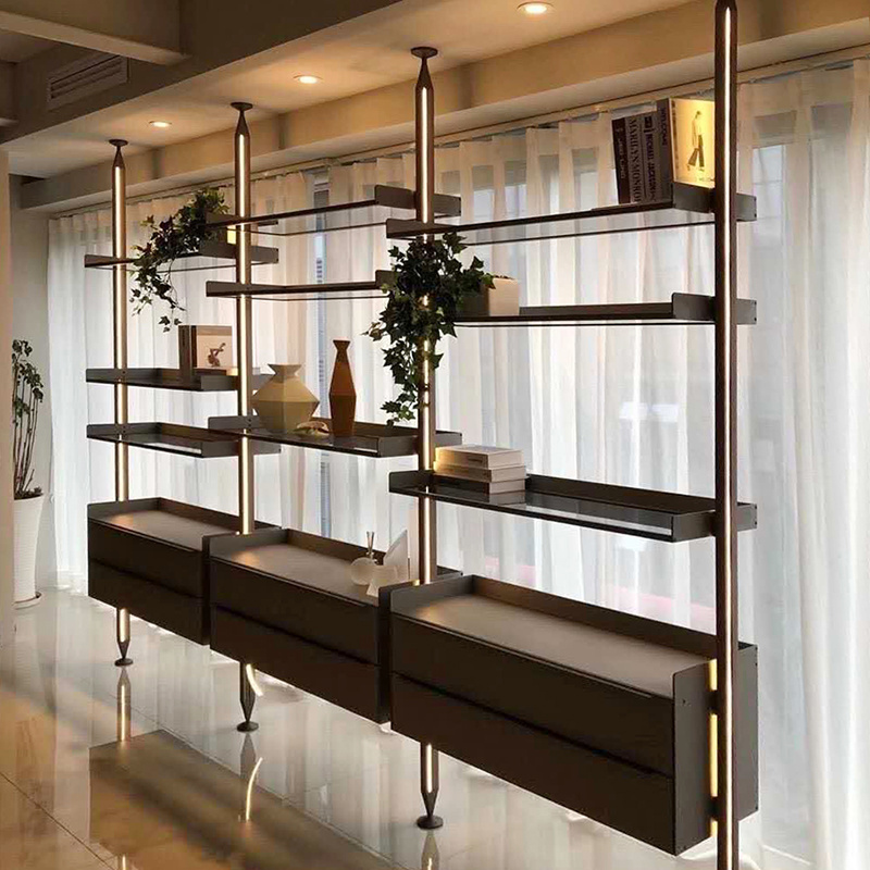 Wardrobes Bedroom Modern Sliding Doors Shelves For Clothing Stores Led Light Cupboard Closet