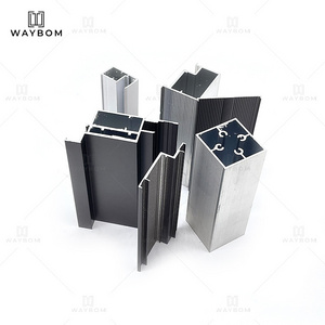 Aluminum supplier custom seamless aluminum hidden hinges wooden door frame material extrusion aluminium profile