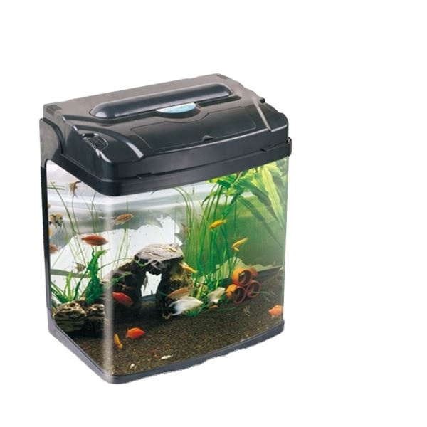 SUNSUN mini glass betta water aquarium fish tank for office table