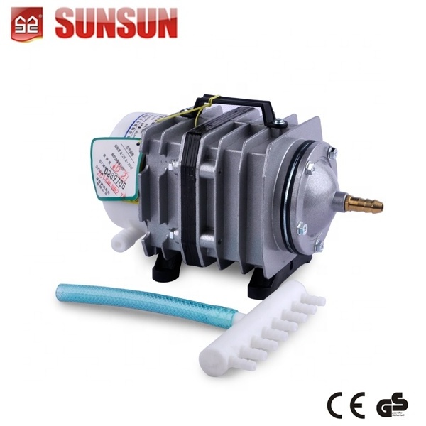 SUNSUN Electric Pump Air Compressor Multifunctional Aquarium For Fish Pond Tank Aco-003 Silent Oil Free Air Compressor Pump