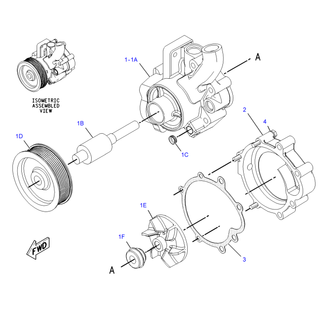 CAT C7 C9 engine water pump 352-2125 for Caterpillar engine parts