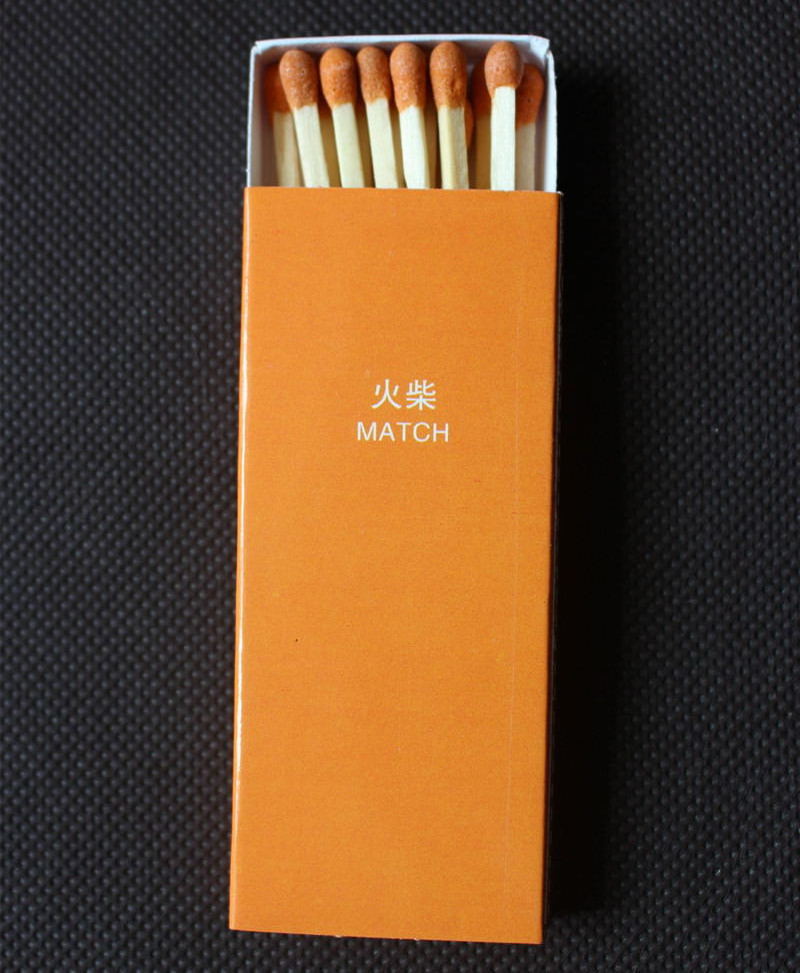 Spot color lengthened match lettering solid color creative personality cigar birthday candle cake shop baking match