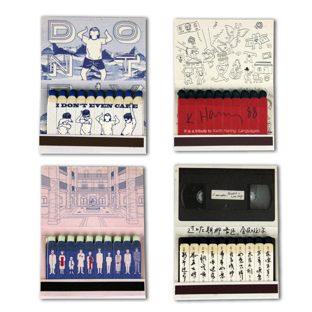 Custom paper book matches matchbook as promotion gifts for cigar household paper box matches