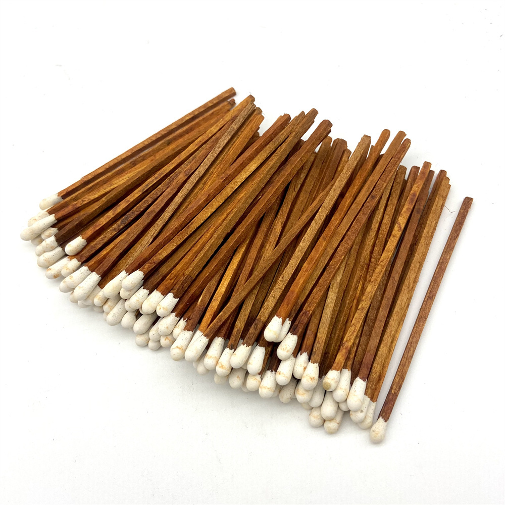 4 inch long colorful match sticks high quality factory direct price match head custom for household hotel matchsticks