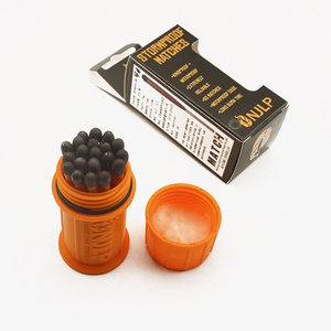 Windproof Waterproof match cheap factory Safety in barrel custom for box stick for outdoor emergence matches